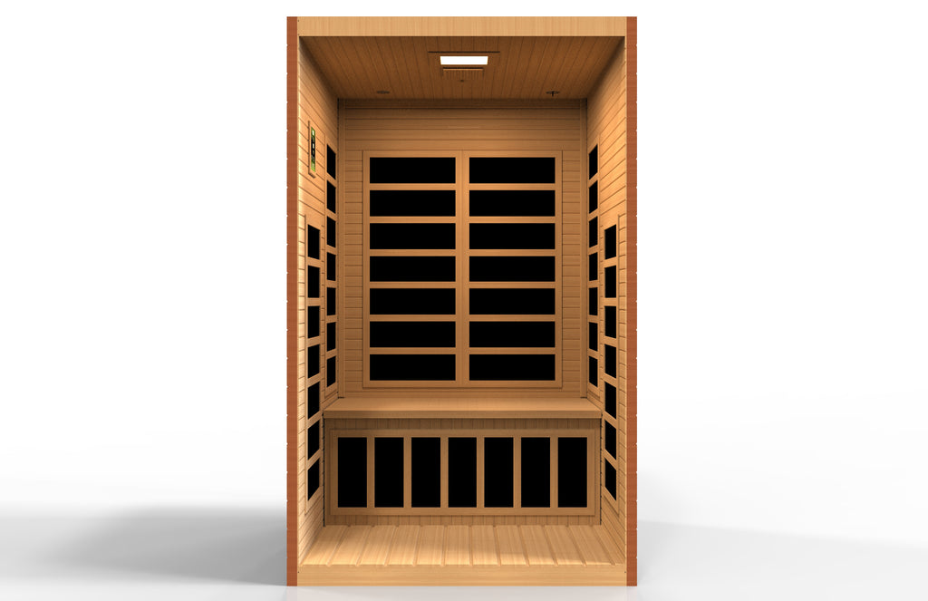 Dynamic Santiago 2-Person Indoor Infrared Sauna (Ultra Low EMF)