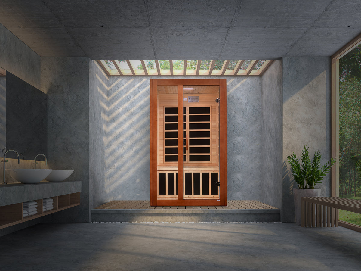 Dynamic Santiago 2-Person Indoor Infrared Sauna (Ultra Low EMF)