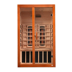 Dynamic Santiago 2-Person Indoor Infrared Sauna (Full Spectrum)