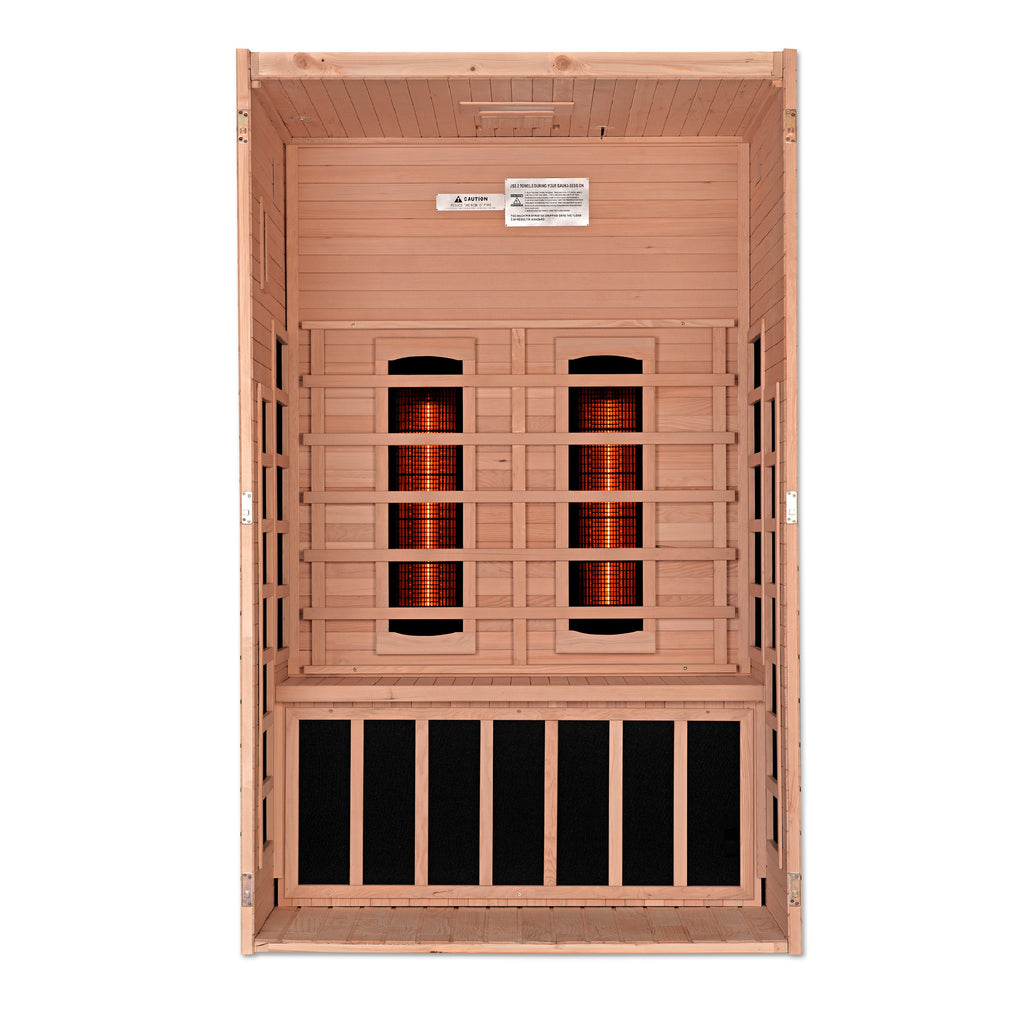 Dynamic Santiago 2-Person Indoor Infrared Sauna (Full Spectrum)