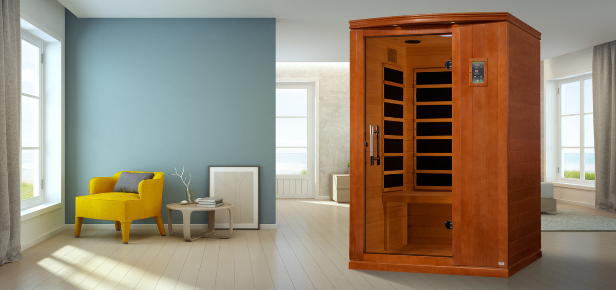 Dynamic Venice Limited Elite 2-Person Indoor Far Infrared Sauna (Ultra Low EMF)