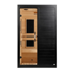 Dynamic Lucca 2-Person Indoor Infrared Sauna (Low EMF) - BLACK