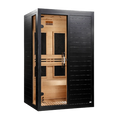 Dynamic Lucca 2-Person indoor Far Infrared Sauna (Ultra Low EMF) - BLACK