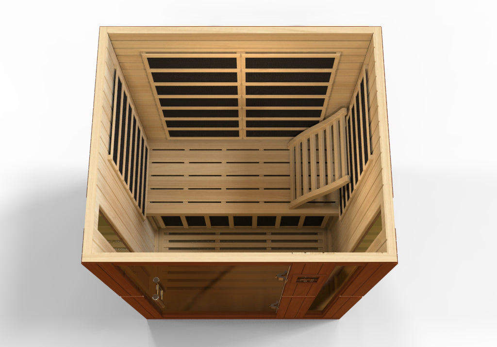 Dynamic Vittoria 2-Person Indoor Infrared Sauna (Ultra Low EMF)