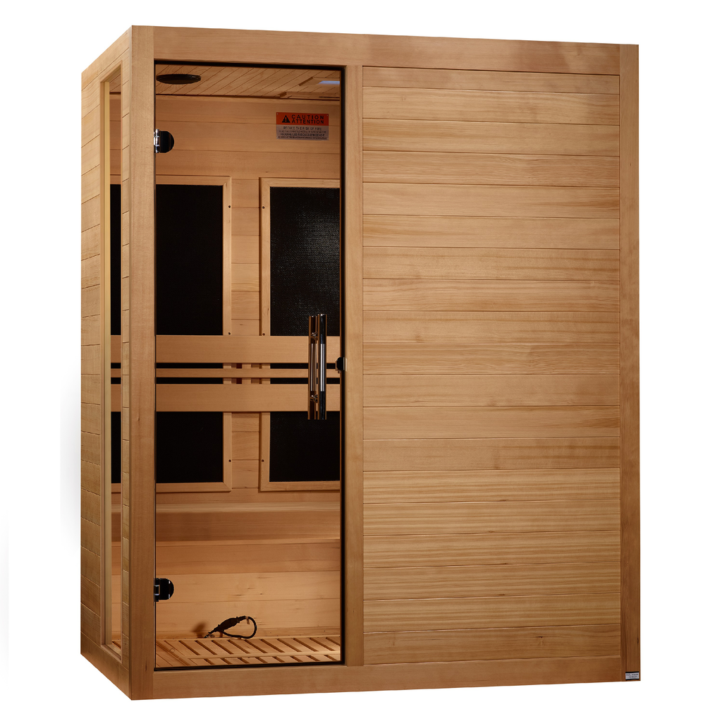 Dynamic Toscana 3-Person Indoor Infrared Sauna (Low EMF)