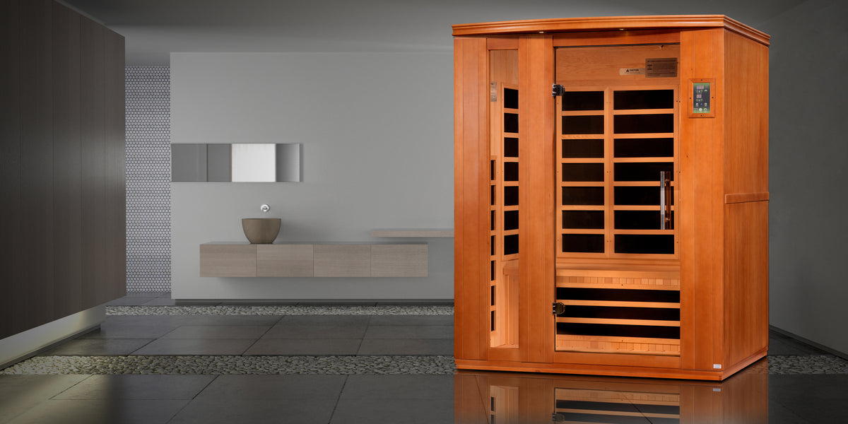 Dynamic Lugano 3-Person Indoor Infrared Sauna (Ultra Low EMF)