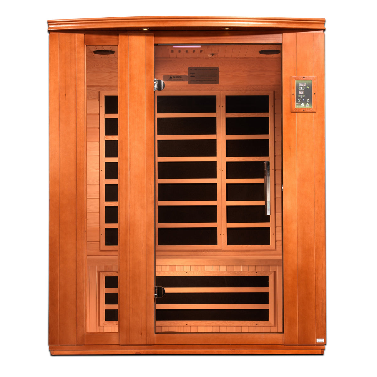 Dynamic Lugano 3-Person Indoor Infrared Sauna (Ultra Low EMF)