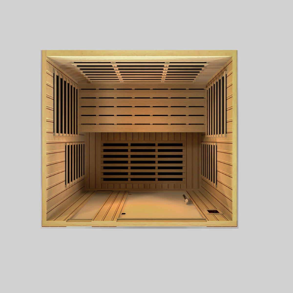 Dynamic Lugano 3-Person Indoor Infrared Sauna (Ultra Low EMF)