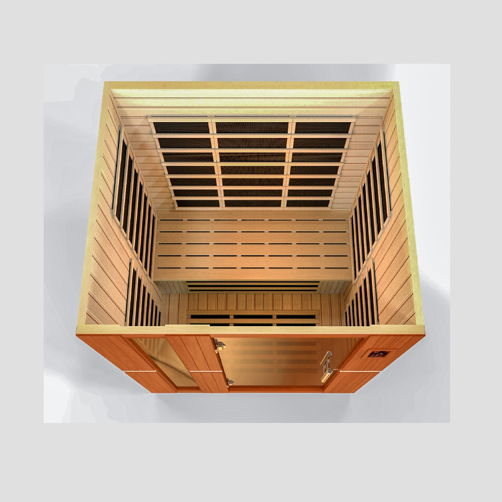 Dynamic Lugano 3-Person Indoor Infrared Sauna (Ultra Low EMF)