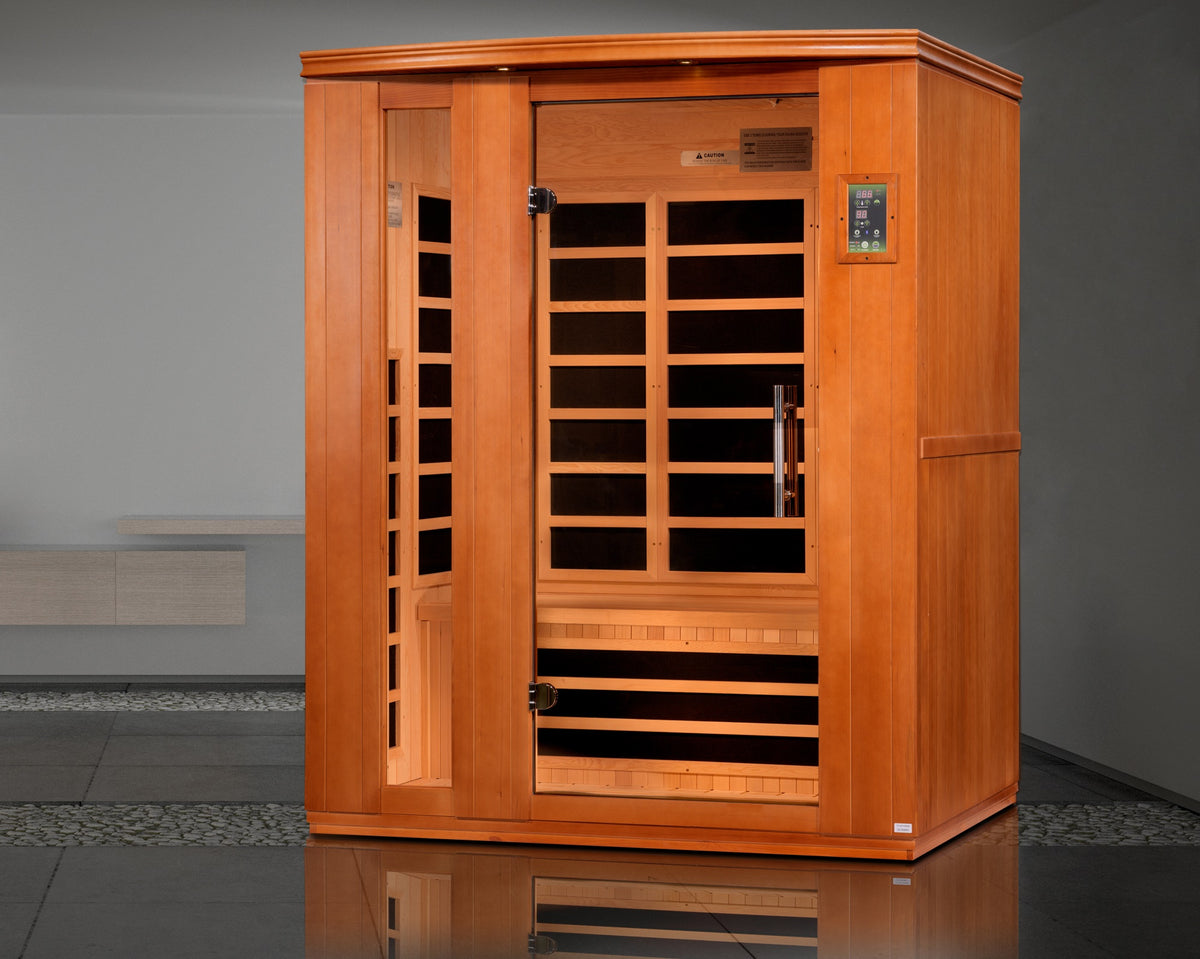 Dynamic Lugano 3-Person Indoor Infrared Sauna (Low EMF)