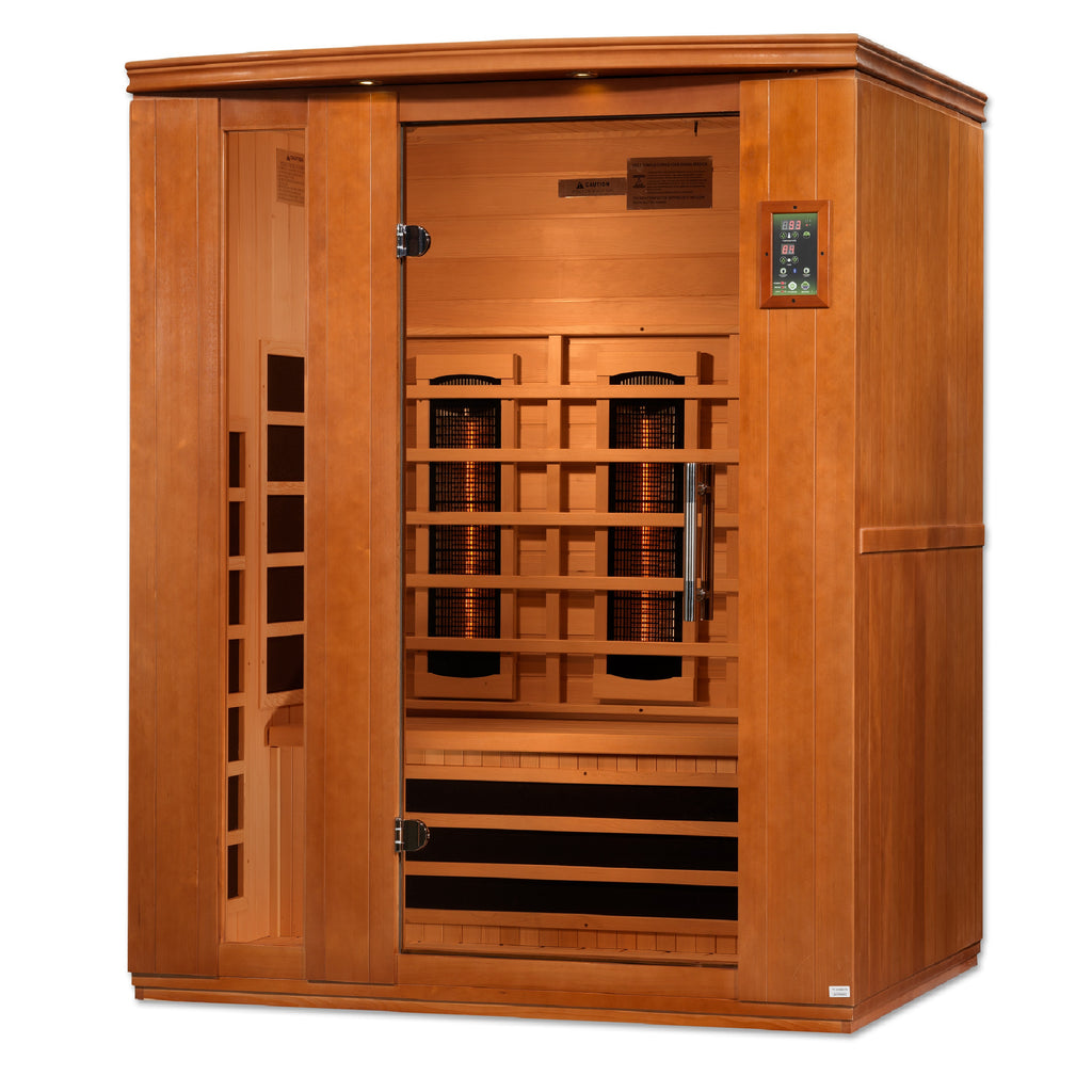 Dynamic Lugano 3-Person Indoor Infrared Sauna (Full Spectrum)
