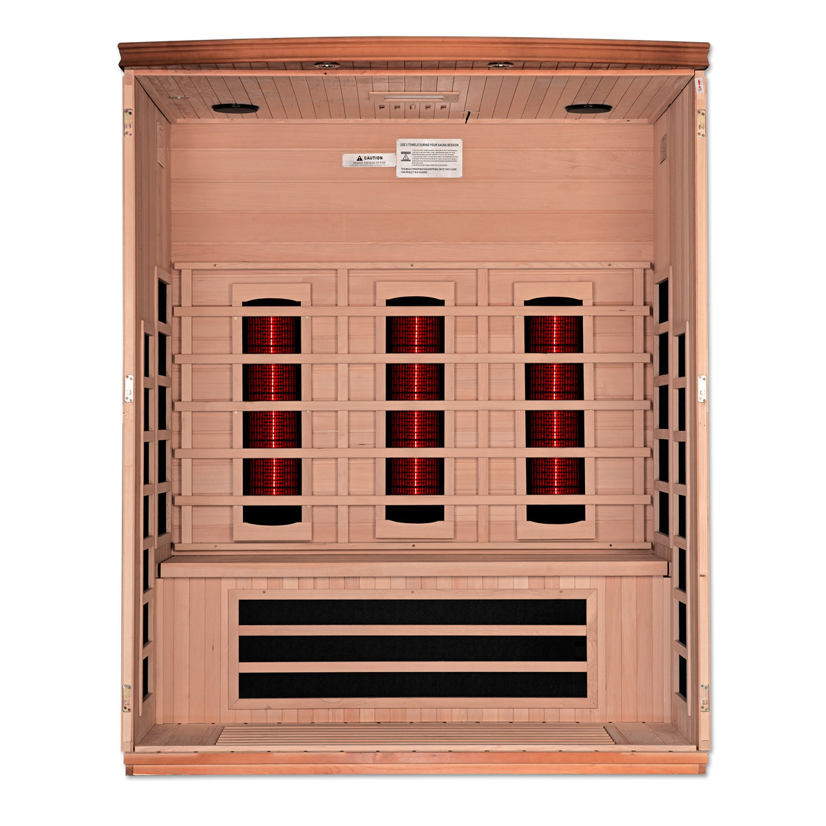 Dynamic Lugano 3-Person Indoor Infrared Sauna (Full Spectrum)