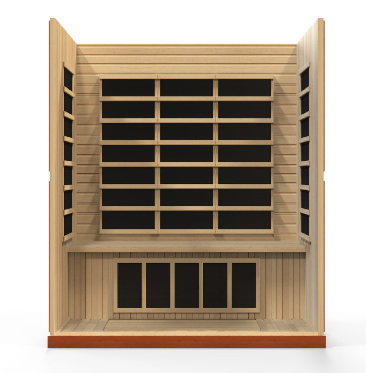 Dynamic Bergamo 4-Person Indoor Infrared Sauna (Low EMF)