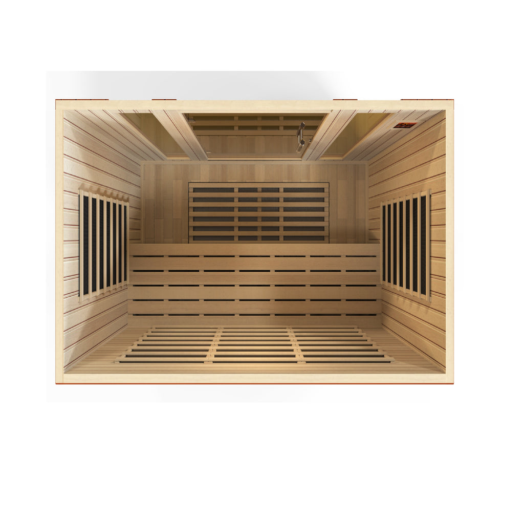 Dynamic Bergamo 4-Person Indoor Infrared Sauna (Low EMF)