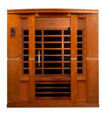 Dynamic Bergamo 4-Person Indoor Infrared Sauna (Ultra Low EMF)