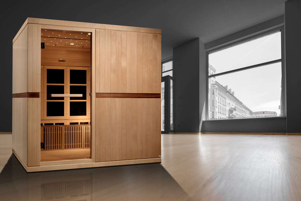 Golden Designs Catalonia 8-Person Indoor Infrared Sauna (Near Zero EMF)