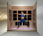 Golden Designs Catalonia 8-Person Indoor Infrared Sauna (Near Zero EMF)