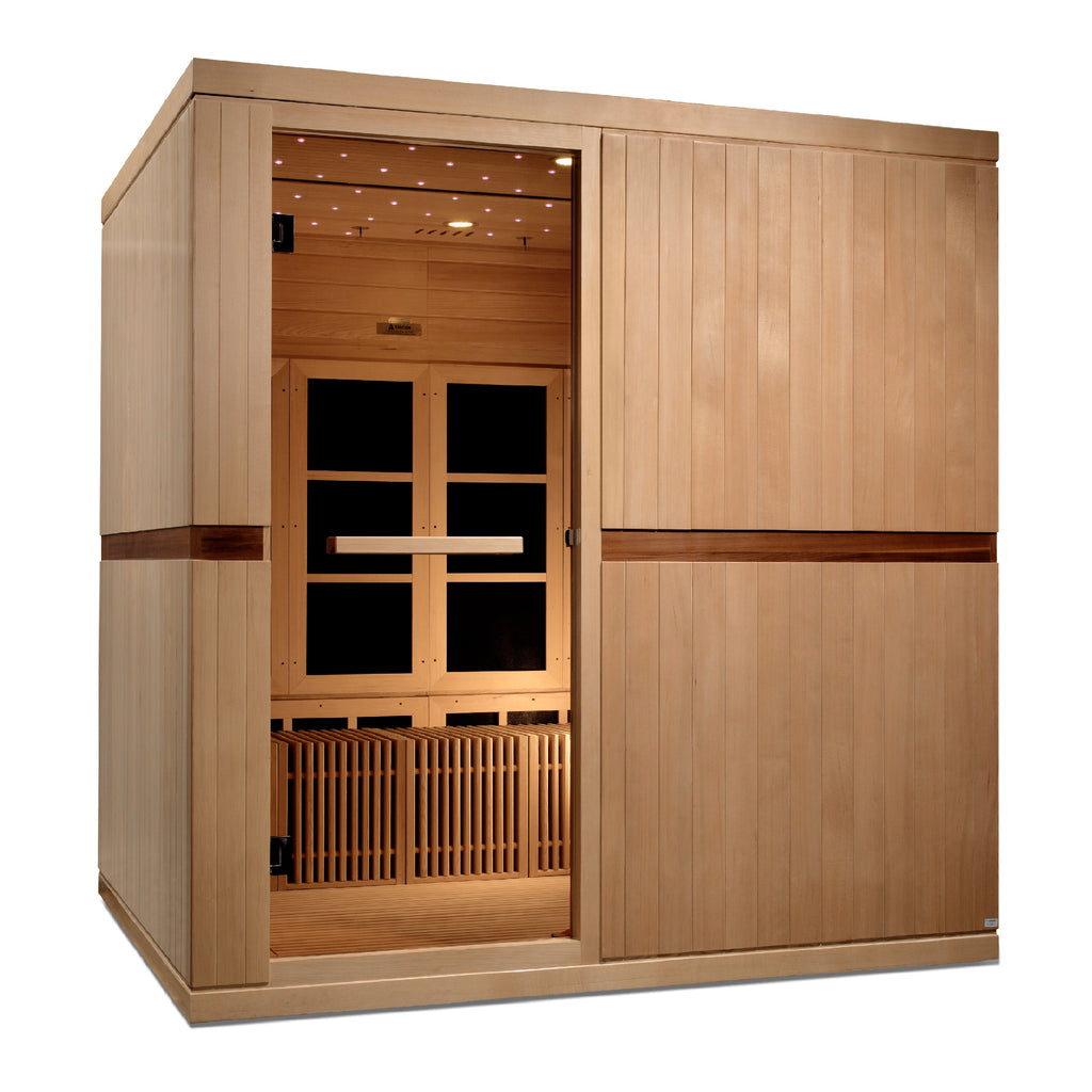 Golden Designs Catalonia 8-Person Indoor Infrared Sauna (Near Zero EMF)