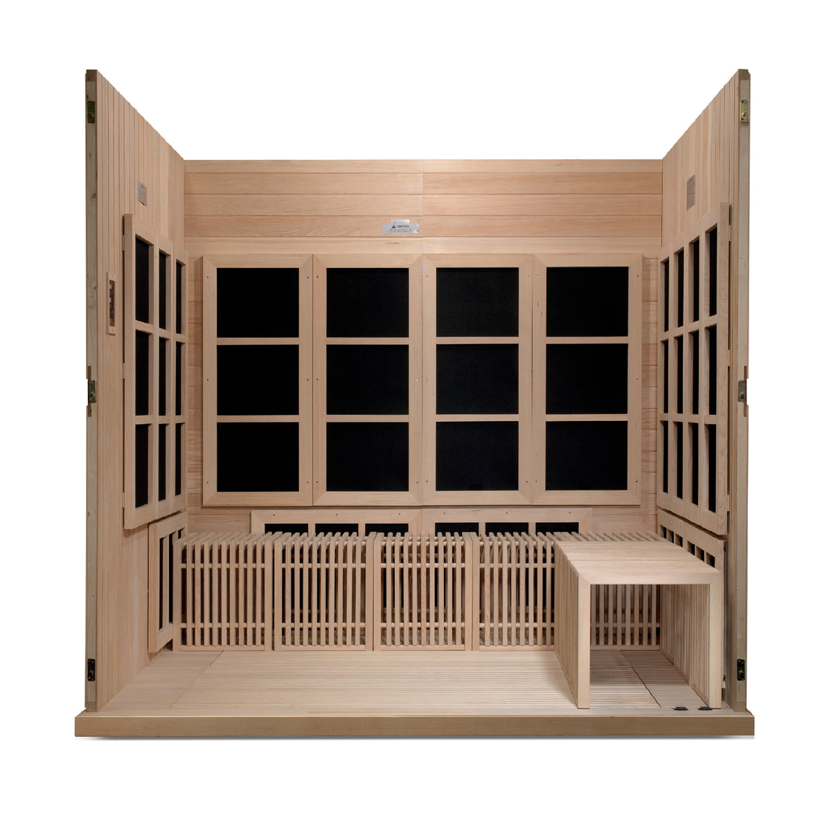 Golden Designs Catalonia 8-Person Indoor Infrared Sauna (Near Zero EMF)