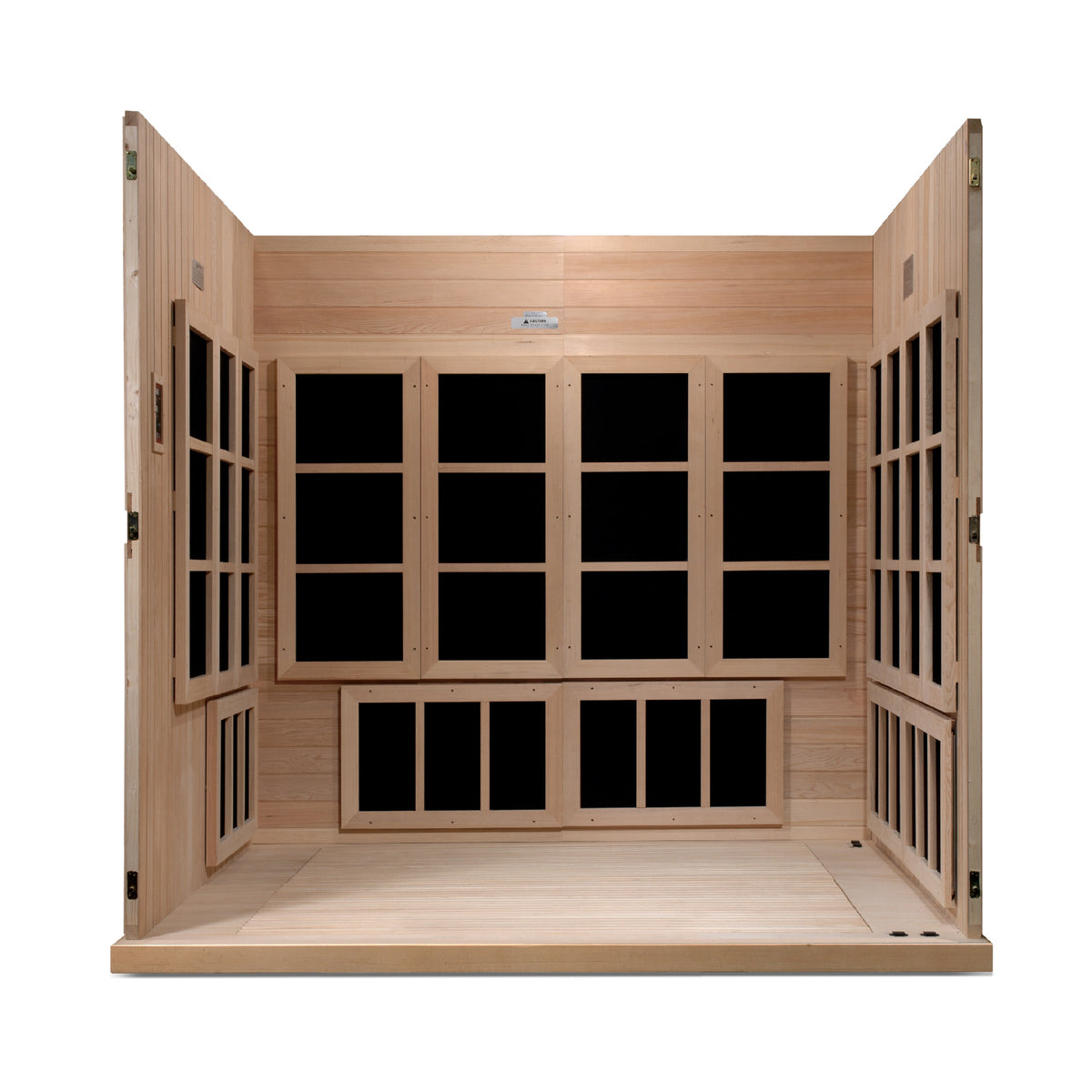 Golden Designs Catalonia 8-Person Indoor Infrared Sauna (Near Zero EMF)