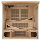 Dynamic Monaco 6-Person Indoor Infrared Sauna (Ultra Low EMF)