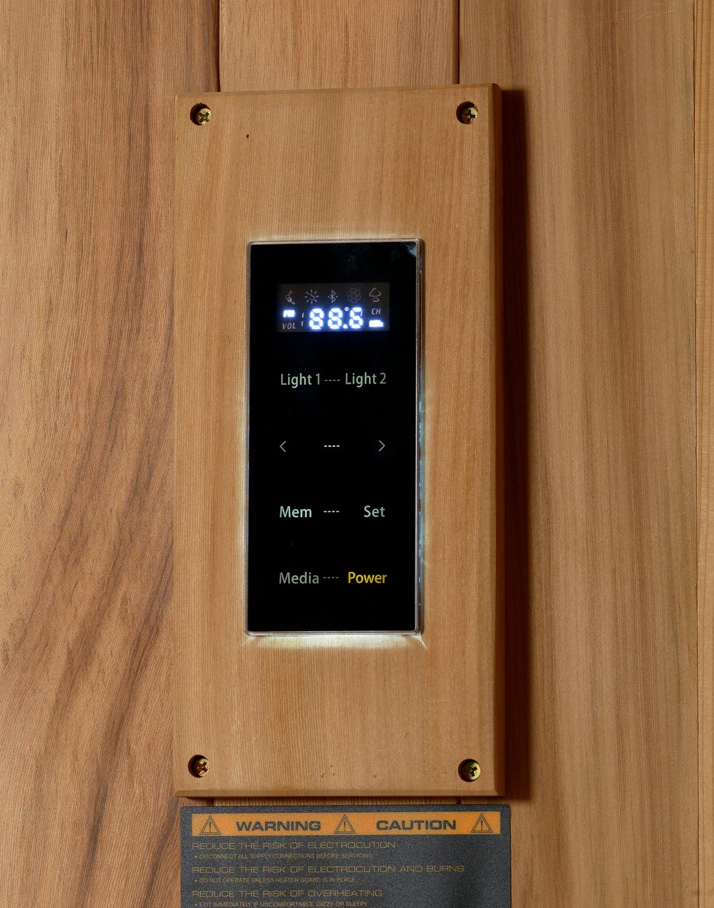 Golden Designs Forssa 3-Person Indoor / Covered Outdoor Traditional Sauna