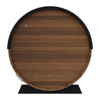 Finnmark FD-6 barrel sauna, back view