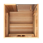 Finnmark FD-1 infrared sauna interior from above