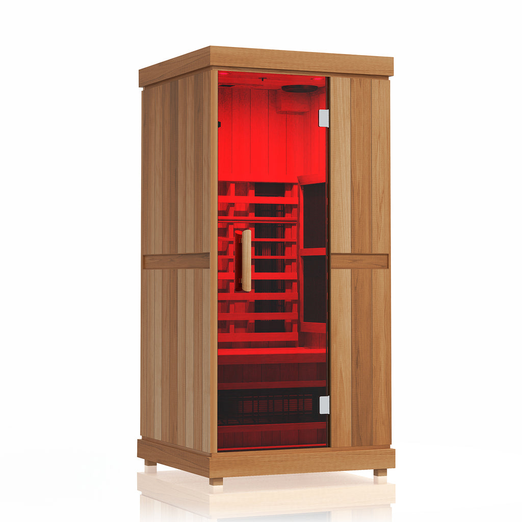 Finnmark FD-1 infrared sauna with red light therapy