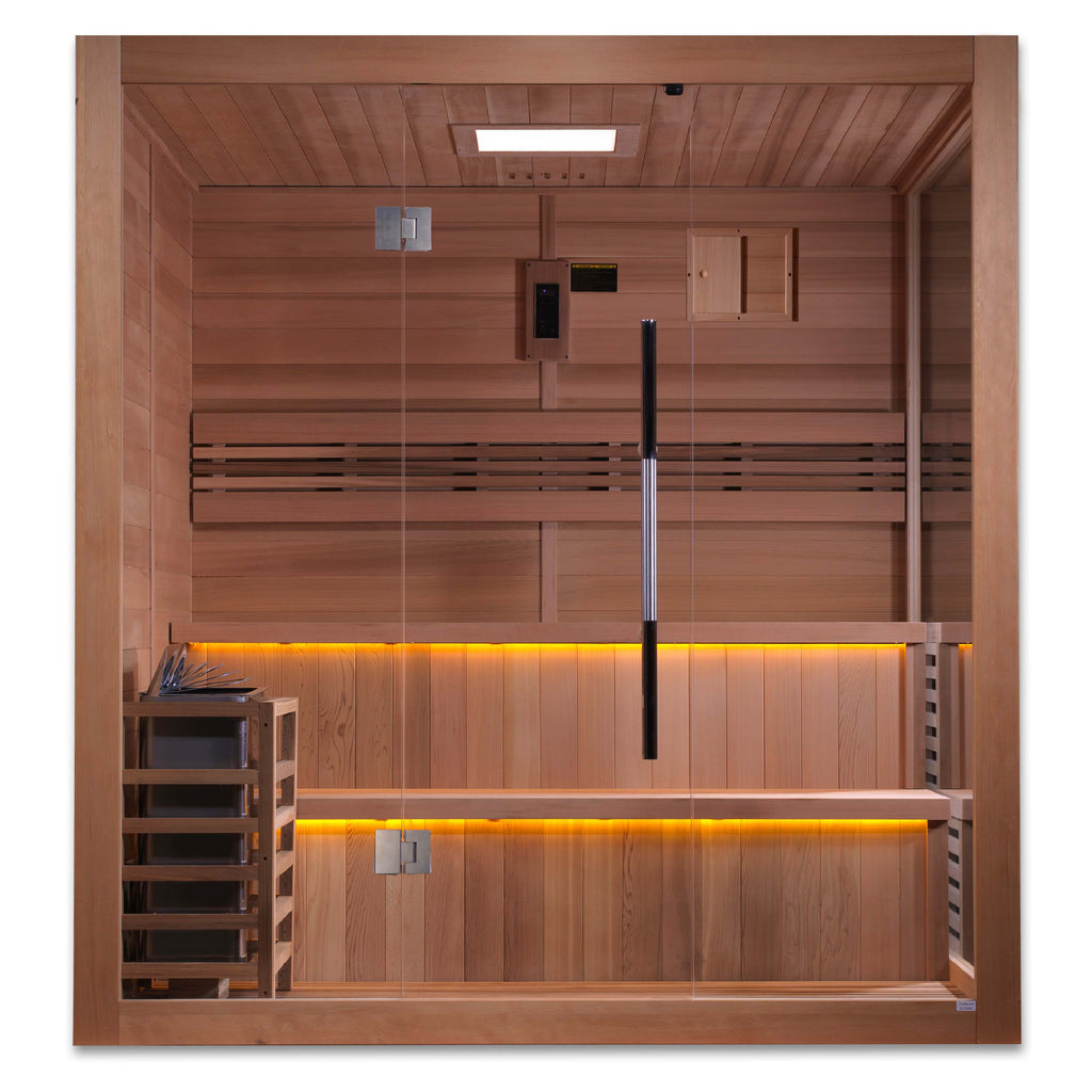 Golden Designs Kuusamo 6-Person Indoor / Covered Outdoor Traditional Sauna
