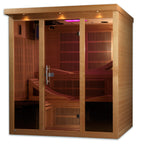 Golden Designs Monaco Limited Edition 6-Person Infrared Sauna (Near Zero EMF)