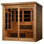 Golden Designs Monaco Limited Edition 6-Person Infrared Sauna (Near Zero EMF)