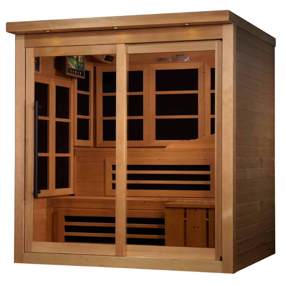 Golden Designs Monaco Limited Edition 6-Person Infrared Sauna (Near Zero EMF)