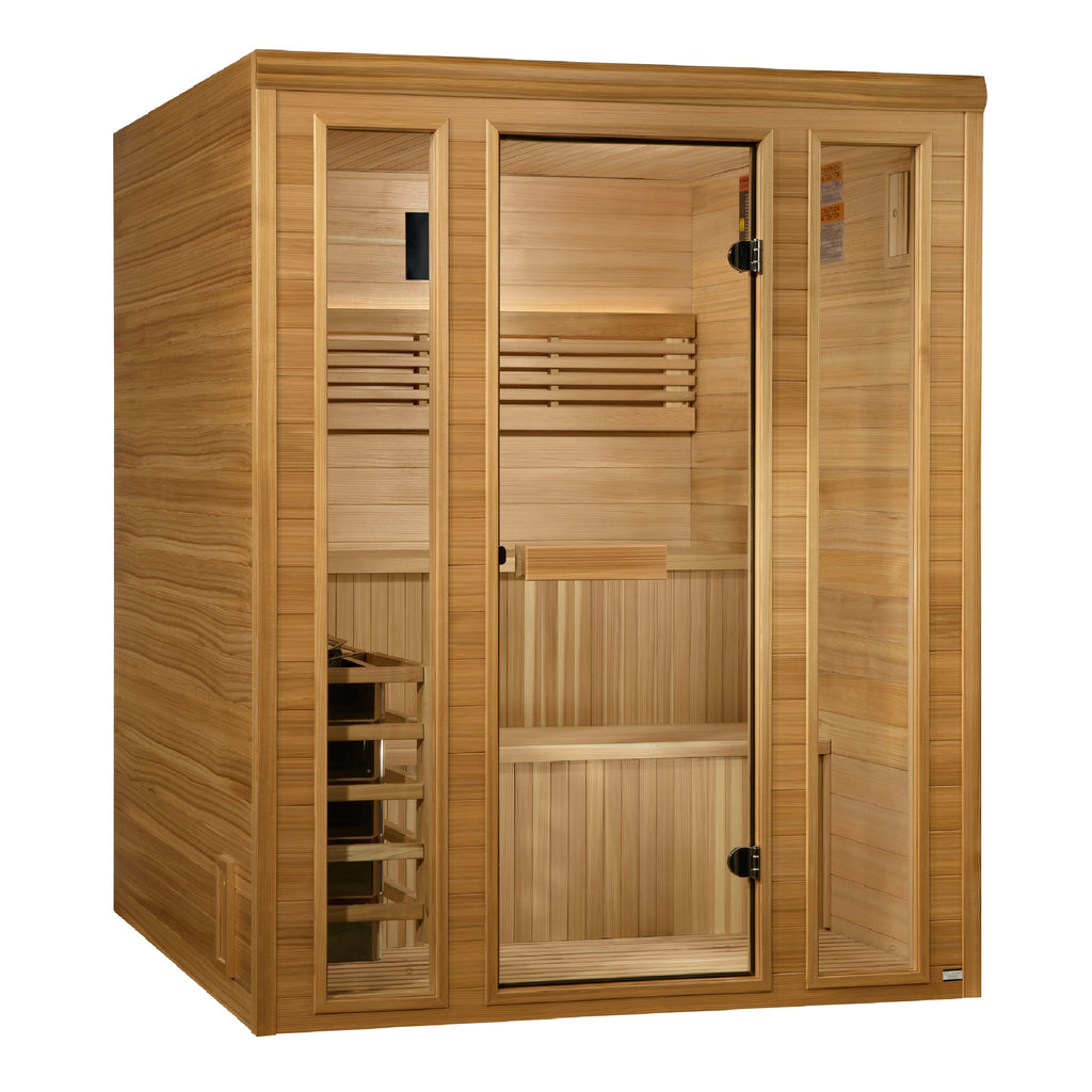 Golden Designs Engelberg 6-Person Indoor / Covered Outdoor Traditional Sauna