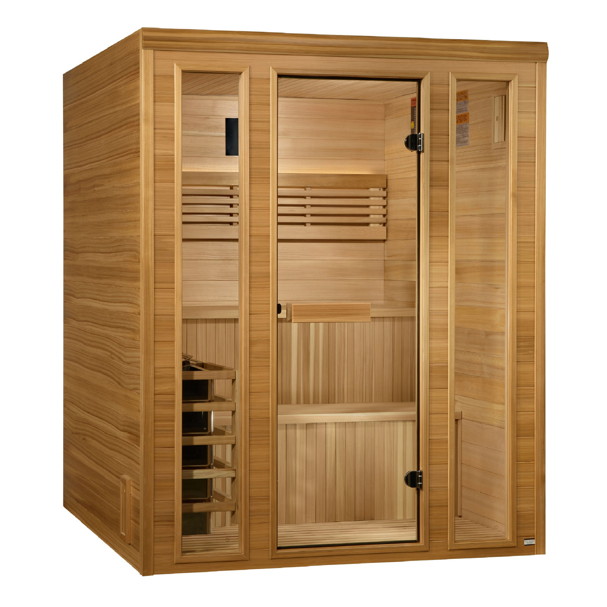 Golden Designs Engelberg 6-Person Indoor / Covered Outdoor Traditional Sauna