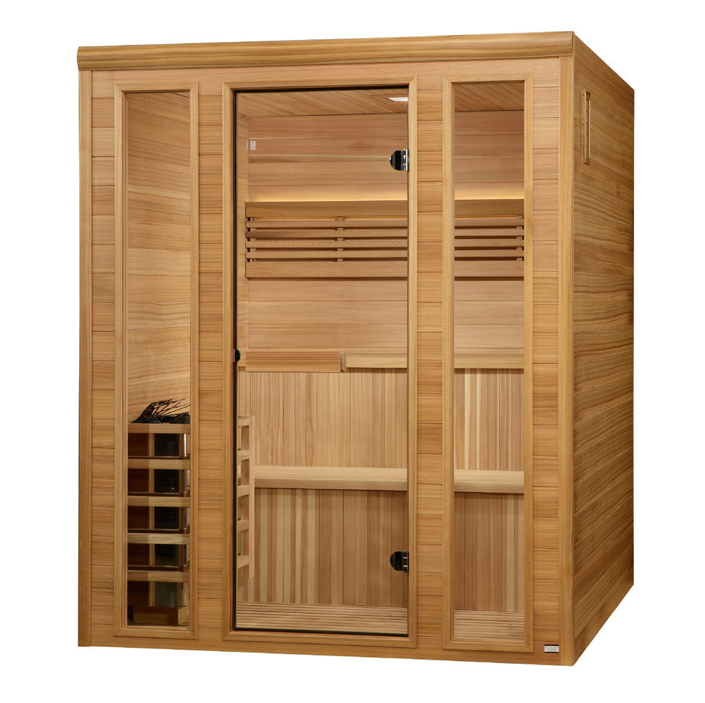 Golden Designs Engelberg 6-Person Indoor / Covered Outdoor Traditional Sauna