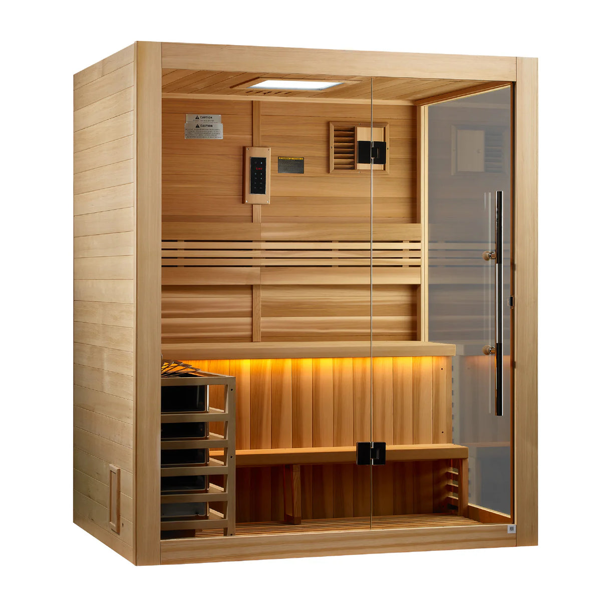 Golden Designs Hanko 2-Person Indoor / Covered Outdoor Traditional Sauna
