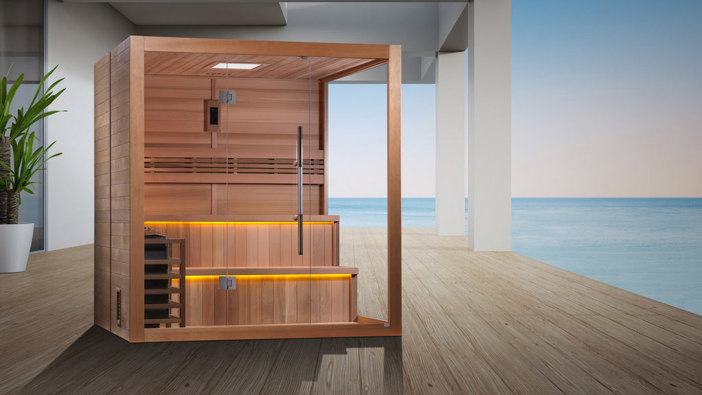 Golden Designs Kuusamo 6-Person Indoor / Covered Outdoor Traditional Sauna