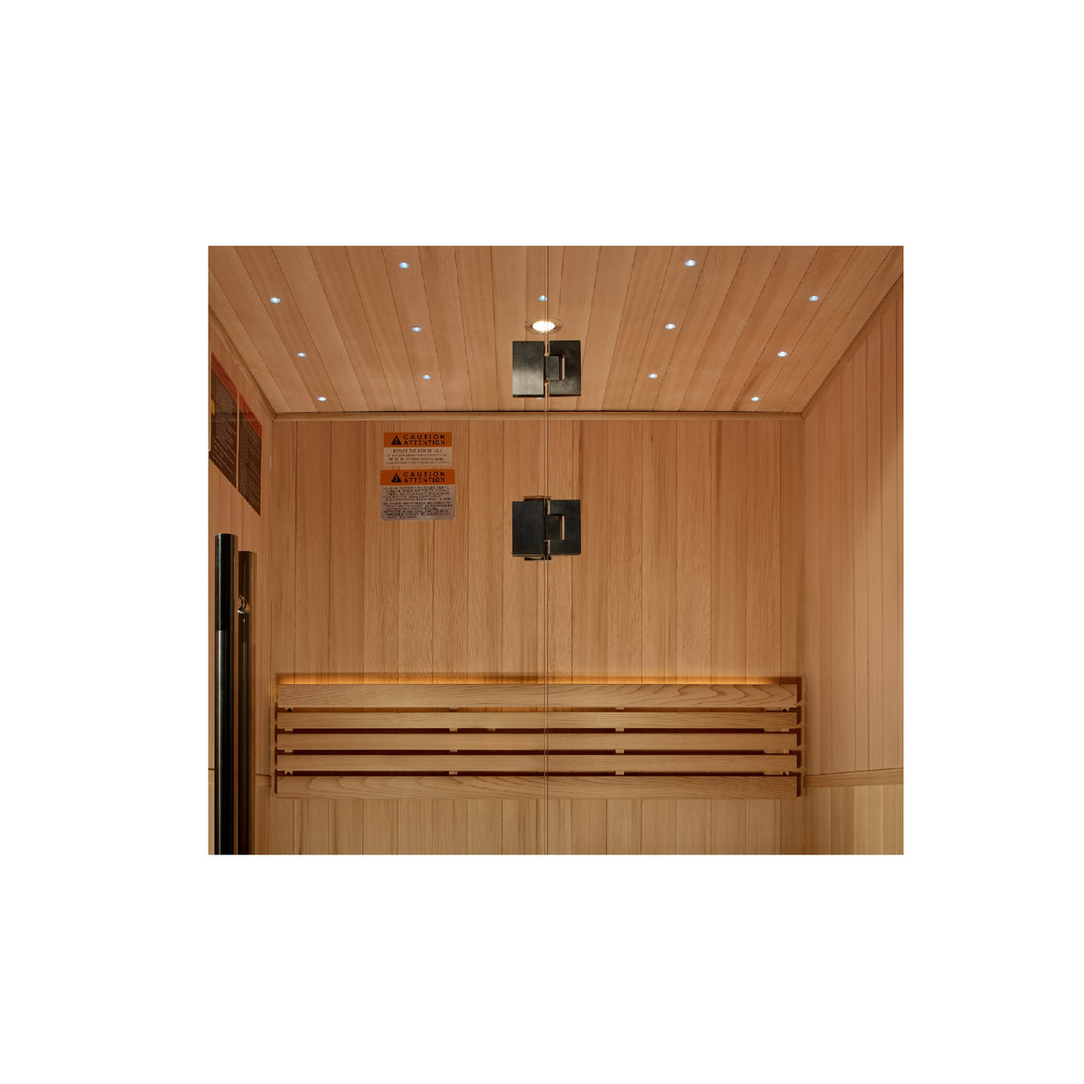 Golden Designs Sundsvall 2-Person Indoor / Covered Outdoor Traditional Sauna