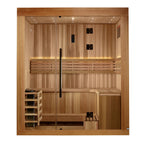 Golden Designs Copenhagen 3-Person Indoor / Covered Outdoor Traditional Sauna