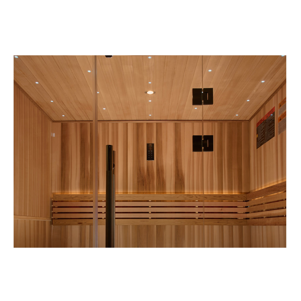 Golden Designs Copenhagen 3-Person Indoor / Covered Outdoor Traditional Sauna