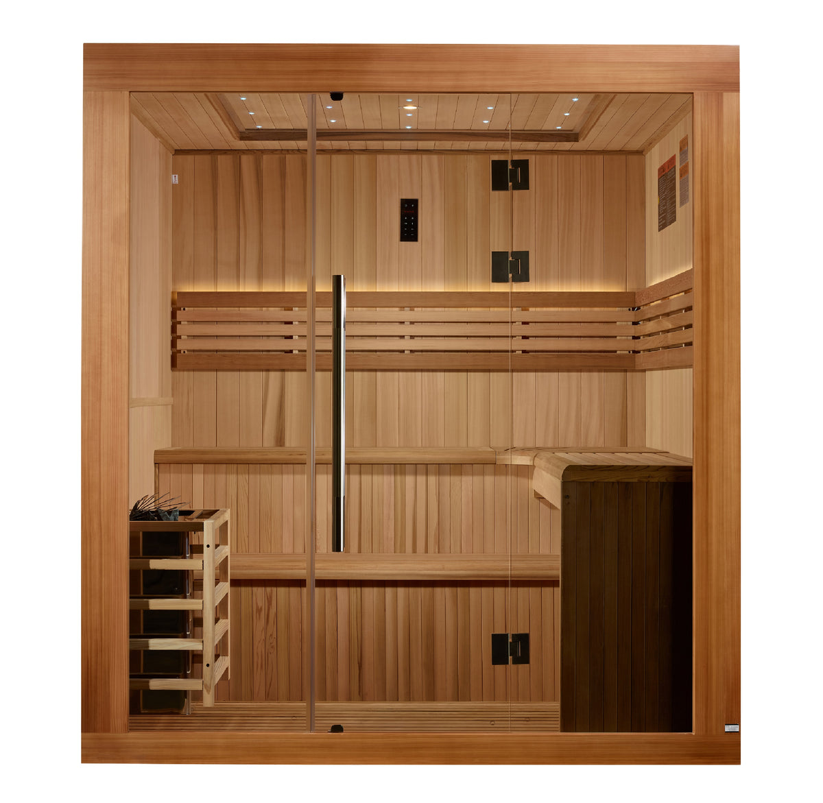 Golden Designs Osla 6-Person Indoor / Covered Outdoor Traditional Sauna