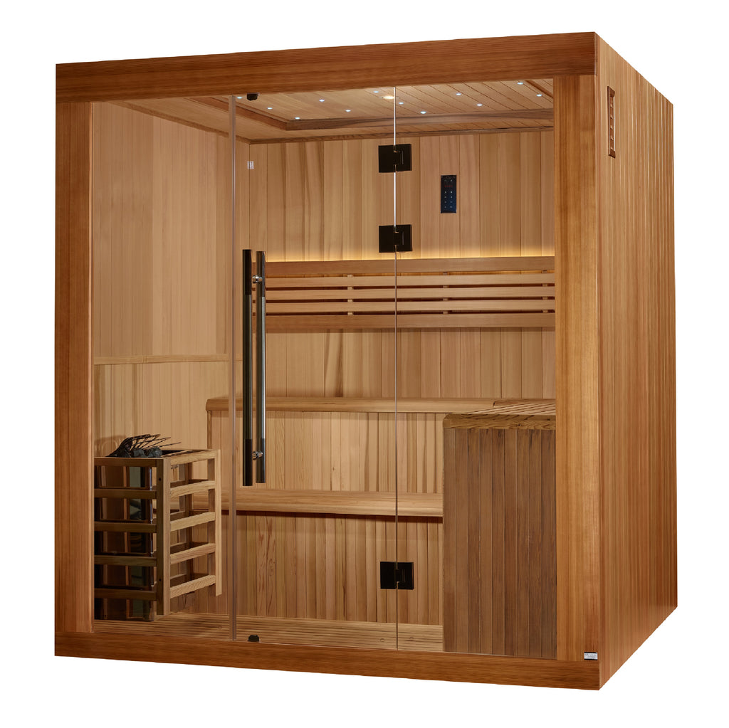 Golden Designs Osla 6-Person Indoor / Covered Outdoor Traditional Sauna