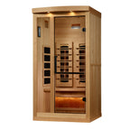 Golden Designs Reserve Edition 1-2 Person Indoor Full Spectrum Infrared Sauna (Near Zero EMF)