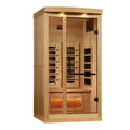 Golden Designs Reserve Edition 1-2 Person Indoor Full Spectrum Infrared Sauna (Near Zero EMF)