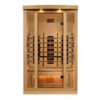 Golden Designs Reserve Edition 2-Person Indoor Full Spectrum Infrared Sauna (Near Zero EMF)
