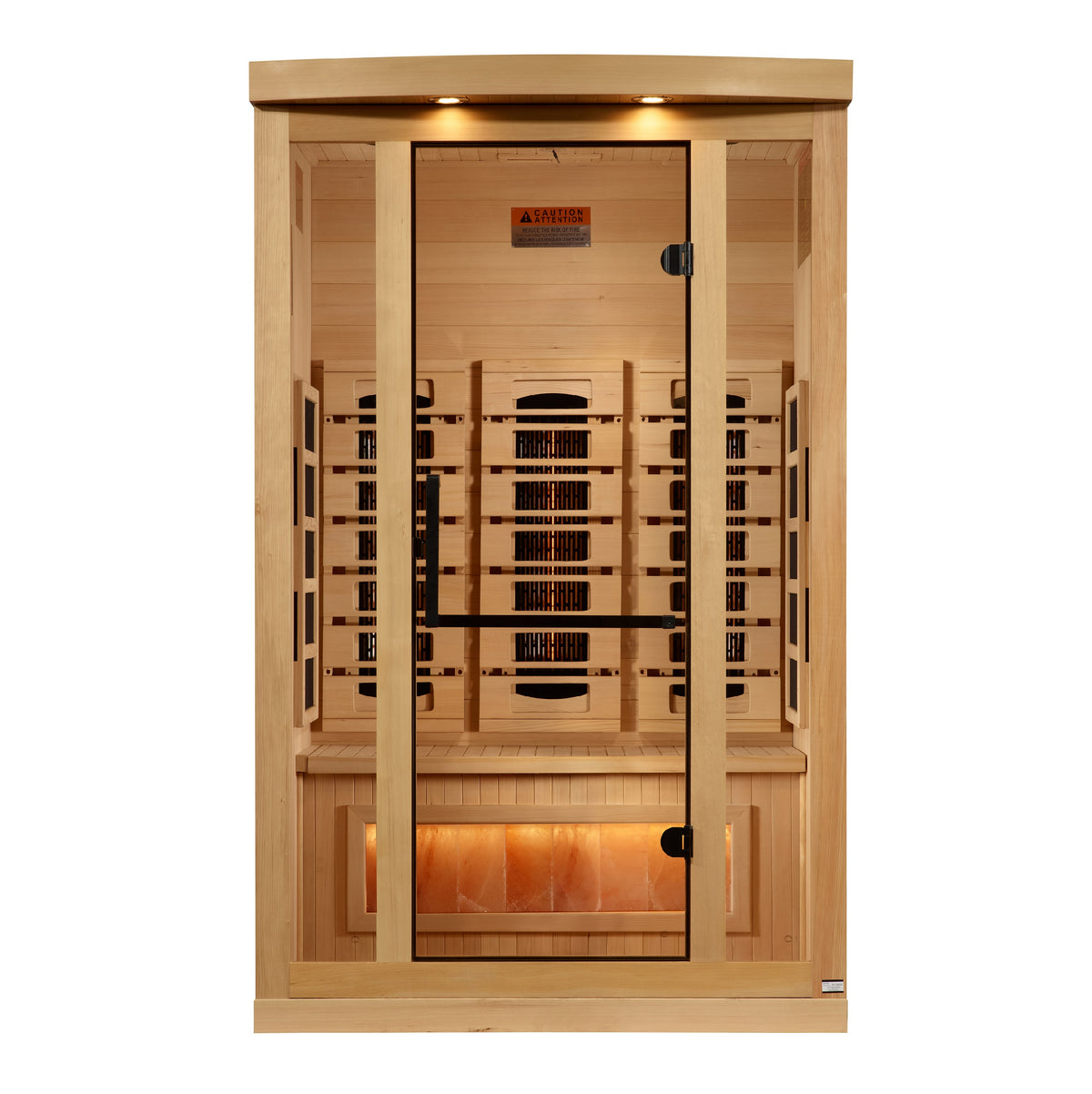 Golden Designs Reserve Edition 2-Person Indoor Full Spectrum Infrared Sauna (Near Zero EMF)