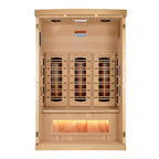 Golden Designs Reserve Edition 2-Person Indoor Full Spectrum Infrared Sauna (Near Zero EMF)