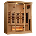 Golden Designs Reserve Edition 4-Person Indoor Full Spectrum Infrared Sauna (Near Zero EMF)