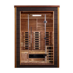 Golden Designs Nora 2-Person Outdoor Hybrid Sauna (Full Spectrum)